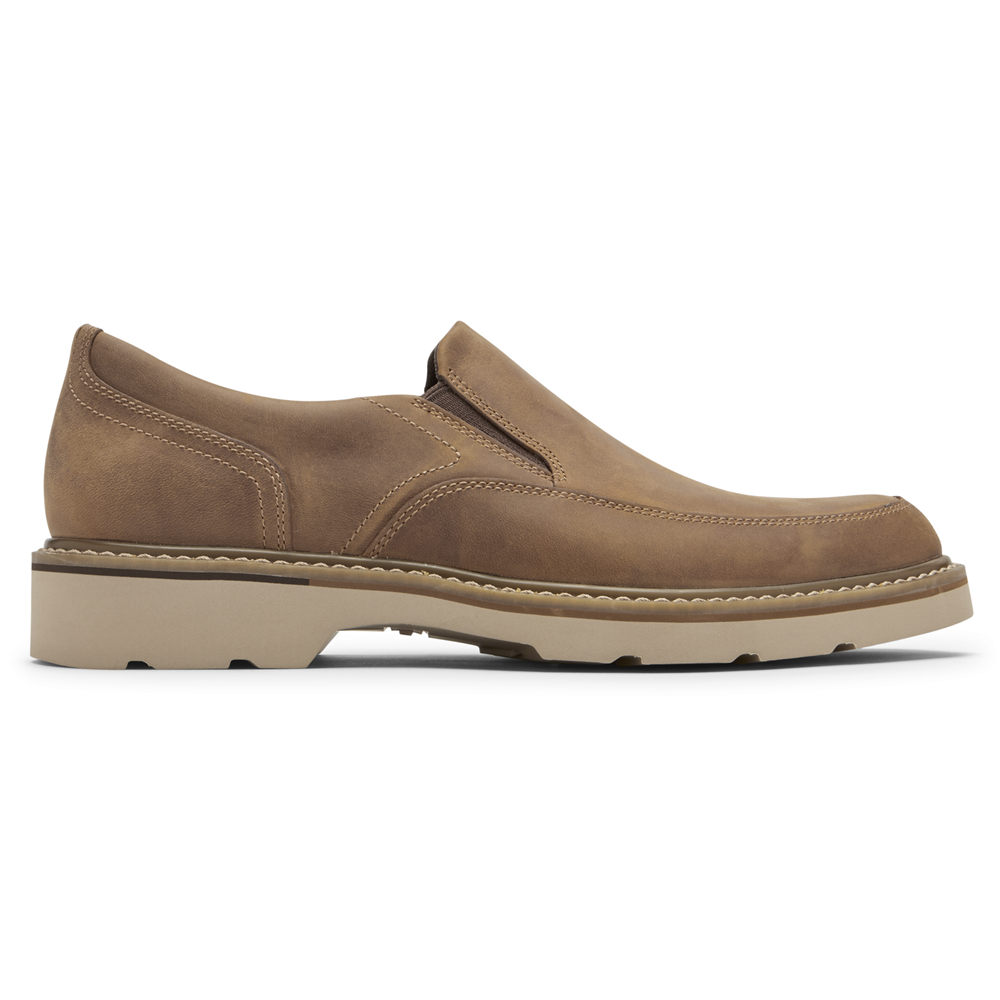 Rockport Slip-On For Mens Khaki - Charlee Waterproof - KL6021835